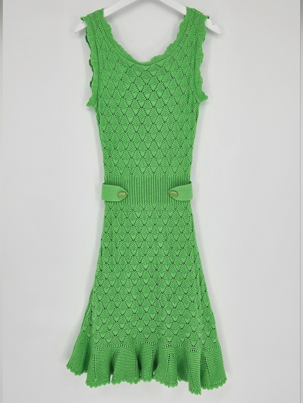 Lilly Pulitzer Villa Crochet Sleeveless Sweater Dress Size M